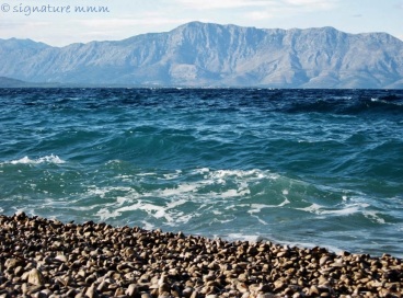 Some days are clearer than others and you can see Biokovo mountains on the mainland as if you were there.