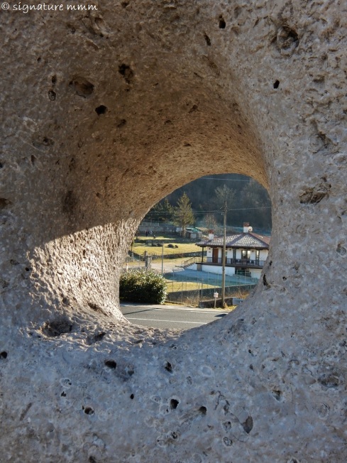 "Window" in the War Memorial in Doberdob, Italy.