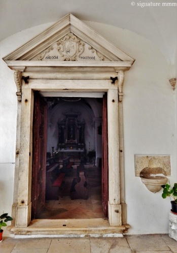A more hidden spot: one in the myriad of Piran churches.